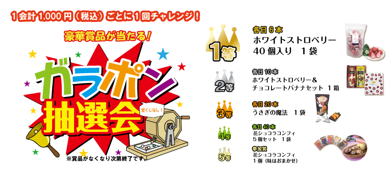 からポン抽選会